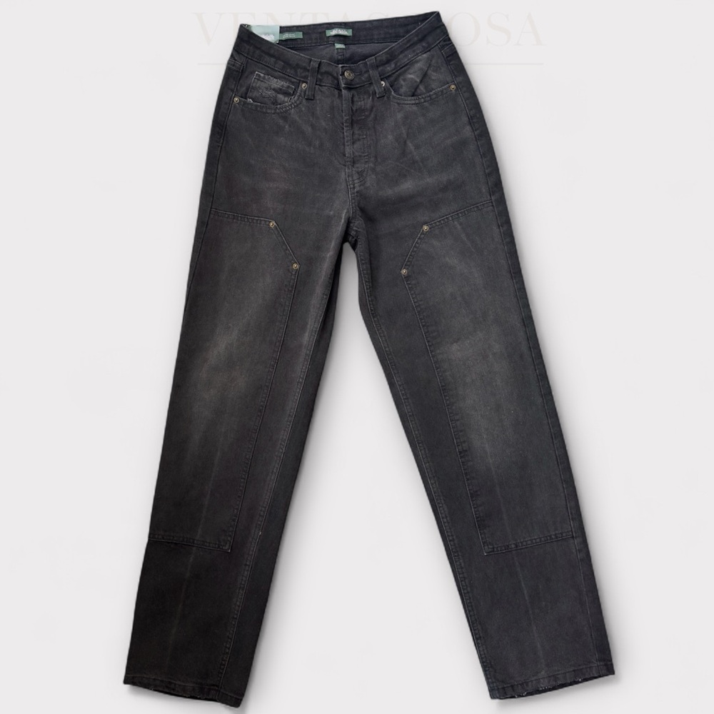 Women's Black Jeans,high rise straight fit. 90s